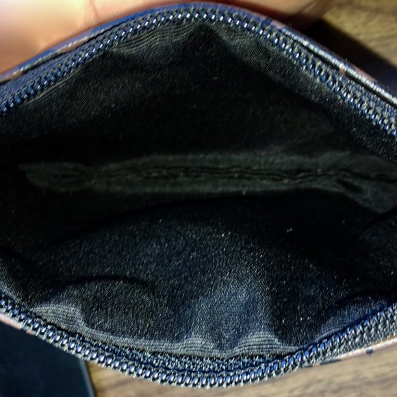 👛Host Pick👛 NWT Coach 4” Zip Wristlet - SV/Brown/Black - F43894 - SBRBK - Picture 3 of 4